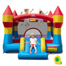 Inflatable Bounce House with Slide & Basketball Hoop by LJGDeals