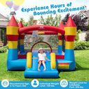 Inflatable Bounce House with Slide & Basketball Hoop by LJGDeals