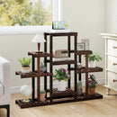 Indoor Outdoor Wood Plant Stand Multi-Tiered Corner Plant Shelf Flowerpot Holder-Brown by LJGDeals
