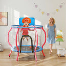 Kids Trampoline Indoor & Outdoor Pumpkin Trampoline-Pink by LJGDeals