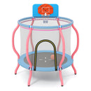 Kids Trampoline Indoor & Outdoor Pumpkin Trampoline-Pink by LJGDeals