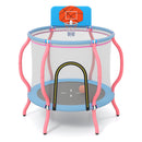 Kids Trampoline Indoor & Outdoor Pumpkin Trampoline-Pink