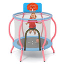 Kids Trampoline Indoor & Outdoor Pumpkin Trampoline-Pink by LJGDeals