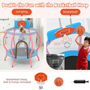 Kids Trampoline Indoor & Outdoor Pumpkin Trampoline-Pink by LJGDeals