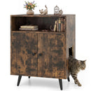 Cat Litter Box Enclosure with Storage Compartment by DirectDeals