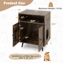 Cat Litter Box Enclosure with Storage Compartment by DirectDeals