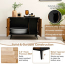 Industrial Cat Litter Box Enclosure with Divider and Cat-Shaped Entries by DirectDeals