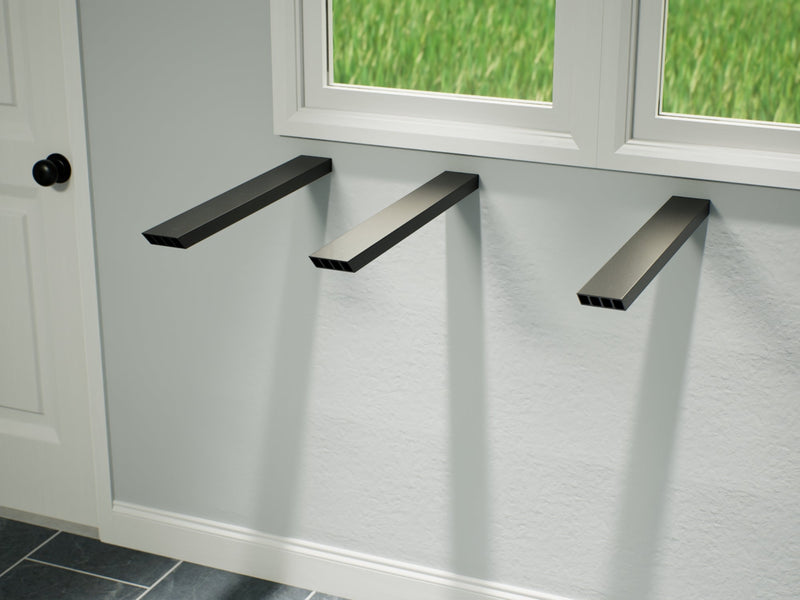 The Original™ Side Wall Free Hanging Shelf Bracket in Industrial, Aluminum or American Made Steel