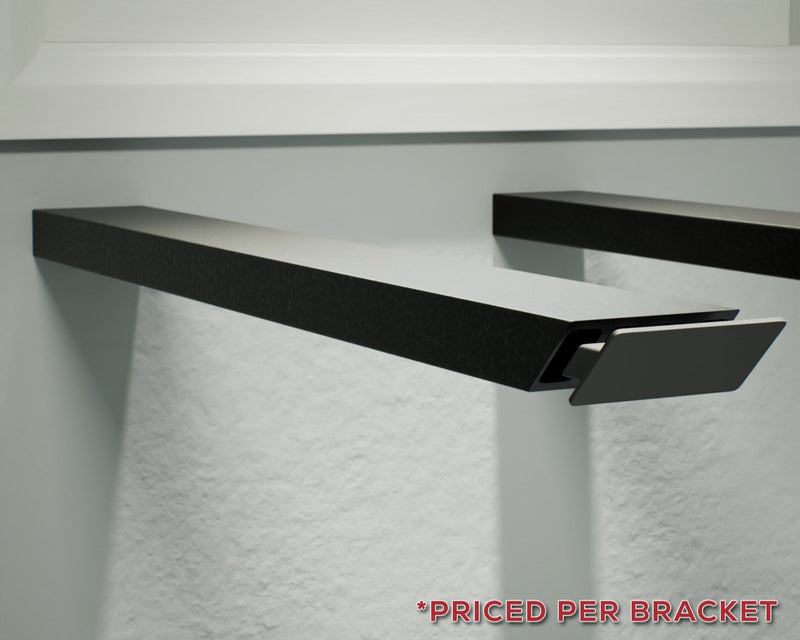 Industrial 1 inch Side Wall Free Hanging Shelf Bracket