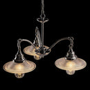 Farmhouse Glass Chandelier