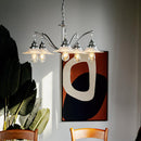 Farmhouse Glass Chandelier