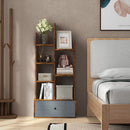 7-Tier Open-Back Bookshelf with Drawer by LJGDeals
