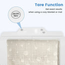 Infant Scale with Detachable Tray for Body Weight and Height Measurement-White by LJGDeals