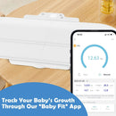 Infant Scale with Detachable Tray for Body Weight and Height Measurement-White by LJGDeals