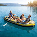 4-Person Inflatable Fishing Boat with Oars and Pump by LJGDeals