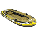 4-Person Inflatable Fishing Boat with Oars and Pump by DirectDeals