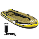 4-Person Inflatable Fishing Boat with Oars and Pump by LJGDeals