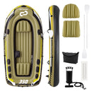4-Person Inflatable Fishing Boat with Oars and Pump by LJGDeals