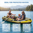 4-Person Inflatable Fishing Boat with Oars and Pump by LJGDeals