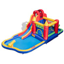9-in-1 Inflatable Bounce Castle with Water Slide and Splash Pool without Blower by LJGDeals