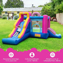 Inflatable Bounce House with Slides and Basketball Hoop (with 750W Blower) by LJGDeals