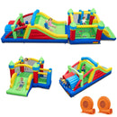 Inflatable Bounce House Blow up Jumping Bouncer with 750W Blowers by LJGDeals