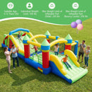 Inflatable Bounce House Blow up Jumping Bouncer with 750W Blowers by LJGDeals