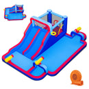 Inflatable Bounce House with 2 Water Slides and 3 Water Cannons With 680W Blower by LJGDeals