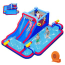 Inflatable Bounce House with 2 Water Slides and 3 Water Cannons With 680W Blower by LJGDeals