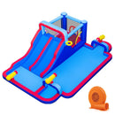 Inflatable Bounce House with 2 Water Slides and 3 Water Cannons With 680W Blower by LJGDeals