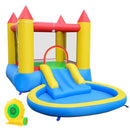Inflatable Bounce House with Water Slide and 370W Blower by LJGDeals