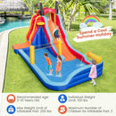 5-in-1 Inflatable Bounce House with 2 Water Slides and Large Splash Pool With 680W Blower by LJGDeals