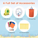 5-in-1 Inflatable Bounce House with 2 Water Slides and Large Splash Pool With 735W Blower by LJGDeals