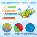 Inflatable Bounce House with Slide and Splash Pooland and 680W Blower by LJGDeals