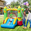 Inflatable Bounce House Kids Blow-up Bouncer with Slide without Blower by LJGDeals