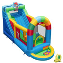 Inflatable Bounce House Obstacle Course with Ball Pit and Silde with 735W Blower by LJGDeals