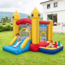Inflatable Bounce House with 480W Blower and Ocean Balls for Yard by LJGDeals