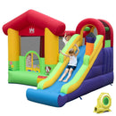 Inflatable Bounce House with Ocean Balls and 735W Air Blower by LJGDeals