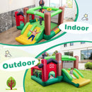 Farm Themed 6-in-1 Inflatable Castle with Trampoline and 735W Blower by LJGDeals