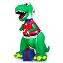 Inflatable Christmas Decoration with LED Lights and Waterproof Blower by LJGDeals