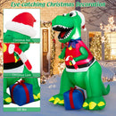 Inflatable Christmas Decoration with LED Lights and Waterproof Blower by DirectDeals