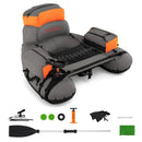 Inflatable Fishing Float Tube with Shoulder Straps and Storage for Angling by LJGDeals