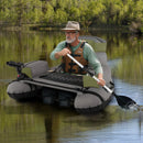Inflatable Fishing Float Tube with Shoulder Straps and Storage for Angling by LJGDeals