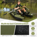 Inflatable Fishing Float Tube with Foldable Padded Seat and Adjustable Footrest-Green by LJGDeals