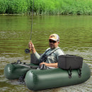 Inflatable Fishing Float Tube for Angling with Fish Ruler and Angling Base by LJGDeals