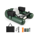 Inflatable Fishing Float Tube for Angling with Fish Ruler and Angling Base by LJGDeals