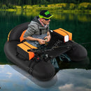 Inflatable Float Tube with Adjustable Fishing Rod Holder and Fish Hook Stator by LJGDeals