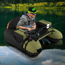 Inflatable Float Tube with Adjustable Fishing Rod Holder and Fish Hook Stator by LJGDeals