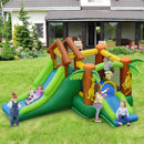 Kids Inflatable Jungle Bounce House Castle with 680W Blower by LJGDeals
