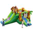 Kids Inflatable Jungle Bounce House Castle with 680W Blower by LJGDeals